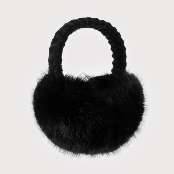 Cute Solid - colored Plush Imitation Fox - Fur Earmuffs for Winter - Simple and Personalized, Anti - cold Ear Protectors for Student Cyclists, Available for Wholesale
