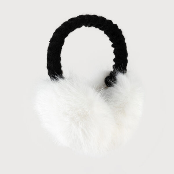 Cute Solid - colored Plush Imitation Fox - Fur Earmuffs for Winter - Simple and Personalized, Anti - cold Ear Protectors for Student Cyclists, Available for Wholesale