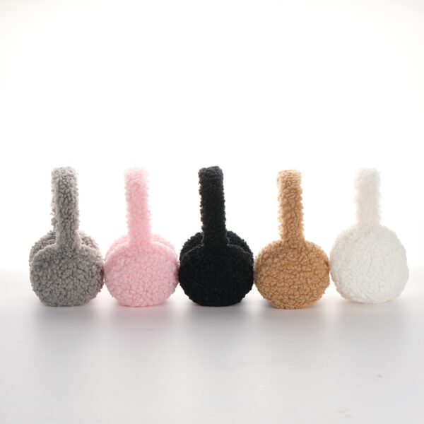 New Winter Plush Earmuffs | Student-Friendly & Stylish Solid-Color Earmuffs | Cute Design | Warm & Simple Ear Protector Essential | Wholesale Available