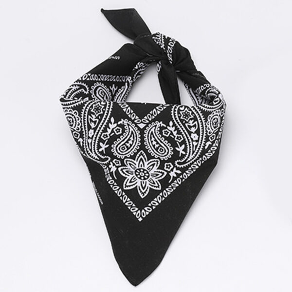 100% Polyester Sports Paisley Headscarf & Face Cover | Polyester Paisley Head Wrap | Multi-Functional Small Square Scarf for Cycling & Outdoor Use | Wholesale Available