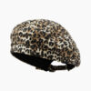 Best-Selling Retro Leopard Print Beret | Stylish Y2K-Girl Beret for Spring & Summer | Plus-Size Fit, Face-Framing Design | INS-Inspired Niche Hat