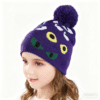 Factory - supplied Cross - border Halloween Party Hats - Whimsical Ghost and Pirate Harajuku Jacquard Knitted Beanies in Stock